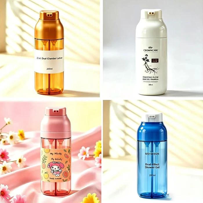 dual chamber bottles