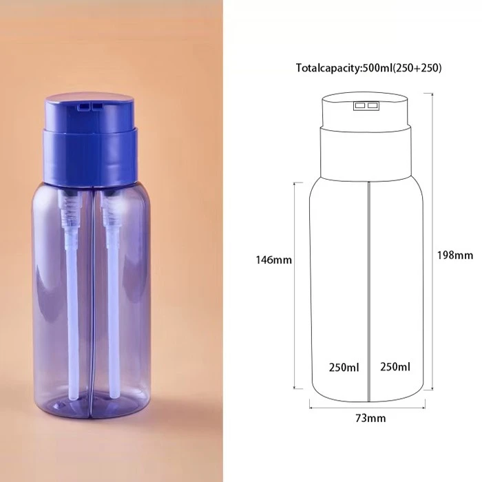 Dual Chamber Plastic Bottle Dual Chamber Plastic Bottle